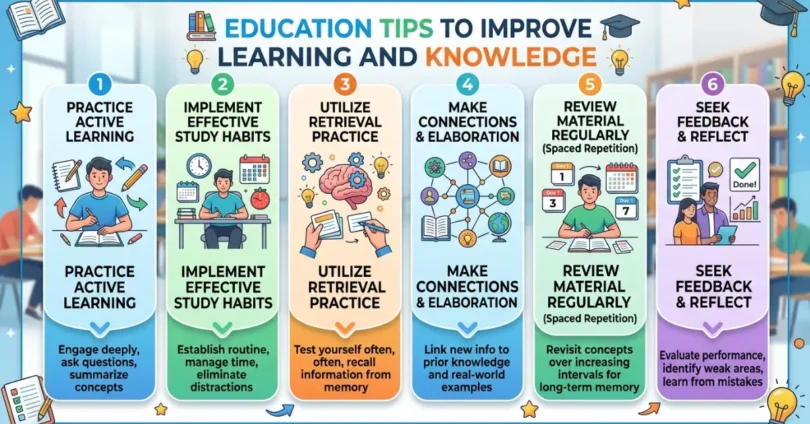 education tips to improve learning and knowledge